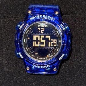 Invicta Vibrant Blue Digital Smartwatch